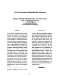 Cover page: The Time Course of Grammaticality Judgement