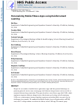 Cover page: Personalizing Mobile Fitness Apps using Reinforcement Learning.