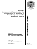 Cover page: BioMove - Improvement and Parameterization of a Hybrid Model fo the ASsessment of Climate Change impacts on the Vegetation of California