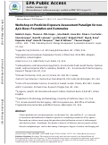 Cover page: Workshop on Pesticide Exposure Assessment Paradigm for Non-Apis Bees: Foundation and Summaries