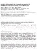 Cover page: Electronic health record solutions to reduce central line-associated bloodstream infections by enhancing documentation of central line insertion practices, line days, and daily line necessity