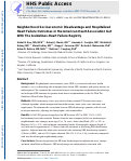 Cover page: Neighborhood Socioeconomic Disadvantage and Hospitalized Heart Failure Outcomes in the American Heart Association Get With The Guidelines-Heart Failure Registry.