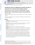 Cover page: Parental Leave Policy for Ophthalmology Residents: Results of a Nationwide Cross-Sectional Study of Program Directors