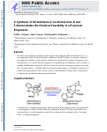 Cover page: A Synthesis of Alstonlarsine A via Alstolucines B and F Demonstrates the Chemical Feasibility of a Proposed Biogenesis.