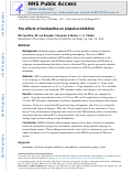 Cover page: The Effects of Memantine on Prepulse Inhibition