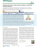 Cover page: Evaluating Electrolyte–Anode Interface Stability in Sodium All-Solid-State Batteries