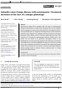 Cover page: Infantile-onset Pompe disease with neutropenia: Treatment decisions in the face of a unique phenotype.