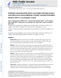 Cover page: Individual and Partnership Factors Associated with Heterosexual Anal Intercourse Among Attendees of Public Sexually Transmitted Disease Clinics in Los Angeles County