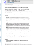 Cover page: Using molecular epidemiology to trace the history of the injection-related HIV epidemic in New York City, 1985–2019