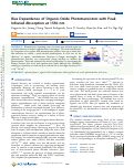 Cover page: Bias Dependence of Organic-Oxide Phototransistors with Peak Infrared Absorption at 1550 nm