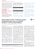 Cover page: Antimicrobial Activity of Sebocytes against Propionibacterium acnes via Toll-Like Receptor 2 and Lysosomal Pathway