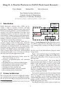 Cover page: Ming II: A Flexible Platform for NAND Flash-based Research