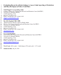 Cover page: Evaluating Research on Data Linkage to Assess Underreporting of Pedestrian and Bicyclist Injury in Police Crash Data