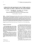 Cover page: A theoretical and experimental study of high resolution EEG based on surface Laplacians and cortical imaging