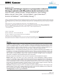 Cover page: Pathologic and biologic response to preoperative endocrine therapy in patients with ER-positive ductal carcinoma in situ