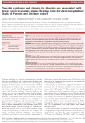 Cover page: Tourette syndrome and chronic tic disorder are associated with lower socio‐economic status: findings from the Avon Longitudinal Study of Parents and Children cohort