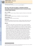 Cover page: The Role of Alcohol Perceptions as Mediators Between Personality and Alcohol-Related Outcomes Among Incoming College-Student Drinkers