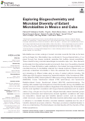 Cover page: Exploring Biogeochemistry and Microbial Diversity of Extant Microbialites in Mexico and Cuba