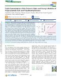 Cover page: Glycosaminoglycans and glycoproteins influence the elastic response of synovial fluid nanofilms on model oxide surfaces