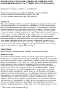 Cover page: Building-related risk factors and work-related lower respiratory 
symptoms in 80 office buildings