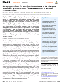 Cover page: An unexpected role for leucyl aminopeptidase in UV tolerance revealed by a genome-wide fitness assessment in a model cyanobacterium