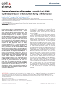 Cover page: Exosomal secretion of truncated cytosolic lysyl-tRNA synthetase induces inflammation during cell starvation