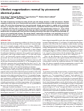 Cover page: Ultrafast magnetization reversal by picosecond electrical pulses