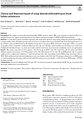 Cover page: Clinical and financial impact of sleep disordered breathing on heart failure admissions.