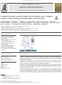 Cover page: Population genomics provides insights into the genetic basis of adaptive evolution in the mushroom-forming fungus Lentinula edodes