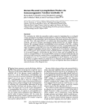 Cover page: Human placental cytotrophoblasts produce the immunosuppressive cytokine interleukin 10.