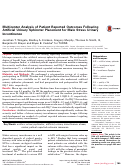 Cover page: Multicenter Analysis of Patient Reported Outcomes Following Artificial Urinary Sphincter Placement for Male Stress Urinary Incontinence