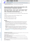 Cover page: Intergenerational effects of the Fast Track intervention on the home environment: A&nbsp;randomized control trial.