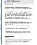 Cover page: Effects of precipitation, heat, and drought on incidence and expansion of coccidioidomycosis in western USA: a longitudinal surveillance study