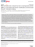 Cover page: Beta cell dysfunction induced by bone morphogenetic protein (BMP)-2 is associated with histone modifications and decreased NeuroD1 chromatin binding