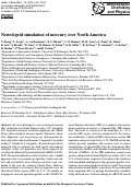 Cover page: Nested-grid simulation of mercury over North America