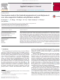 Cover page: Deactivation study of the hydrodeoxygenation of p-methylguaiacol over silica supported rhodium and platinum catalysts