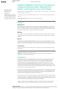 Cover page: Intrathecal Morphine Injection for Postoperative Analgesia Following Gender-Affirming Pelvic Surgery: A Retrospective Case-Control Study