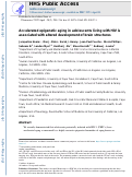 Cover page: Accelerated epigenetic aging in adolescents living with HIV is associated with altered development of brain structures