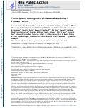 Cover page: Transcriptomic Heterogeneity of Gleason Grade Group 5 Prostate Cancer