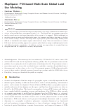 Cover page: MapSpace: POI-based Multi-Scale Global Land Use Modeling