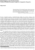 Cover page: Public Happiness as the Wealth of Nations: The Rise of Political Economy in Naples in a Comparative Perspective