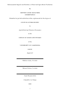 Cover page: Environmental Impacts and Resilience of Food and Agricultural Production