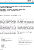 Cover page: Accuracy of Length of Virtual Stents in Treatment of Intracranial Wide-Necked Aneurysms.