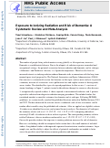 Cover page: Exposure to Ionizing Radiation and Risk of Dementia: A Systematic Review and Meta-Analysis