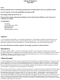 Cover page: Bilateral suborbital rash: A dermatologic manifestation of neuropsychiatric disease in a pediatric patient