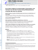 Cover page: Associations between sociodemographic characteristics and substance use disorder severity among methamphetamine-using men who have sex with men