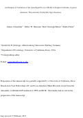 Cover page: An empirical validation of the Quadruple Process Model of implicit attitudes against alternate, theoretically defensible specifications.