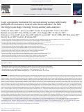 Cover page: Is age a prognostic biomarker for survival among women with locally advanced cervical cancer treated with chemoradiation? An NRG Oncology/Gynecologic Oncology Group ancillary data analysis