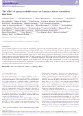 Cover page: The effect of quasar redshift errors on Lyman-α forest correlation functions