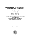 Cover page: Tobacco Control in Florida 1999-2011: The Good, The Bad, and The Ugly